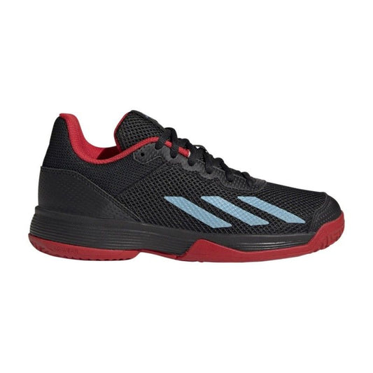Adidas Courtflash Black Kids Shoes