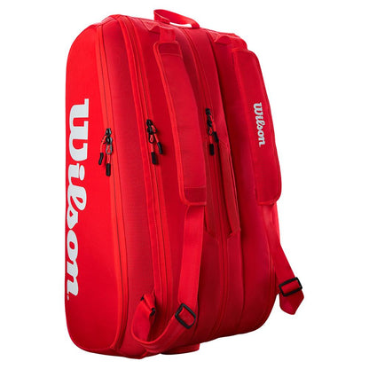 Wilson Super Tour 15-Racket Red Tennis Bag