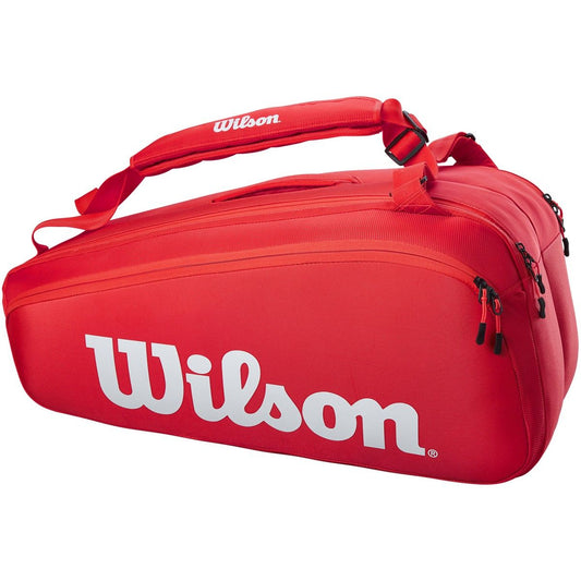 Wilson Super Tour 9PK Red Tennis Bag