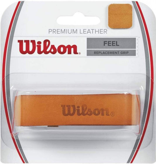 Wilson Premium Leather Replacement Grip 1 Pack-Brown