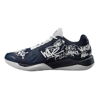 Sapatilha de Ténis Masculina Wilson Rush Pro 4.0 Hope NYC All Court - Azul Escuro 