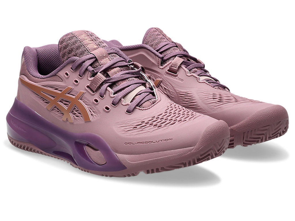 Asics Gel-Resolution X Women Padel Shoes - Purple Oxide/Rose Gold