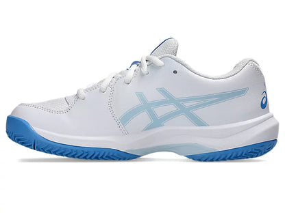 Asics Gel Game GS Clay/Omnicourt Junior Shoes - White/Blue