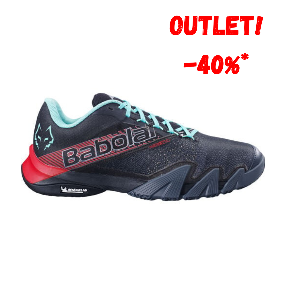 Sapatilha de Padel Masculina Babolat Jet Premura 2 Juan Lebron - Preto