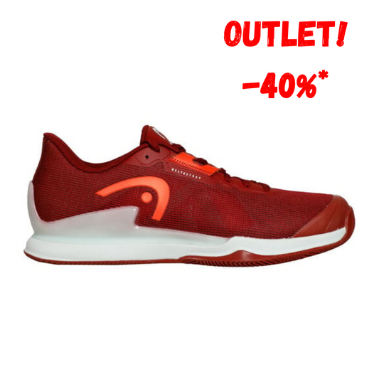 Sapatilha de Ténis Masculina Head Sprint Pro 3.5 Clay Court -Vermelho