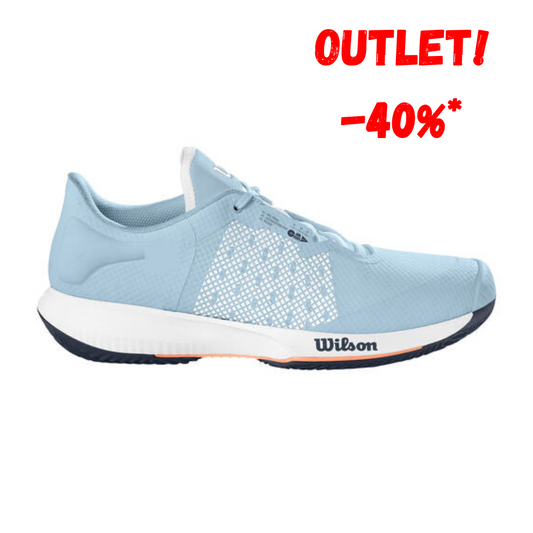 Sapatilha de Ténis Feminina Wilson Kaos Swift Clay Court - Azul Claro