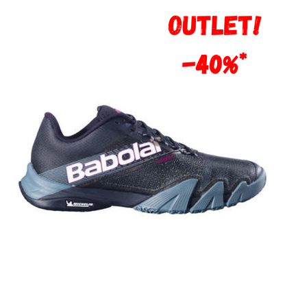 Sapatilha de Padel Masculina Babolat Jet Premura 2 - Preto/Azul