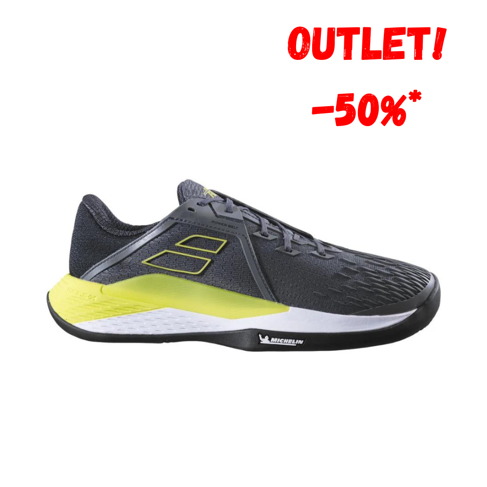 Sapatilha de Ténis Masculina Babolat Propulse Fury 3 Clay Court - Cinzento