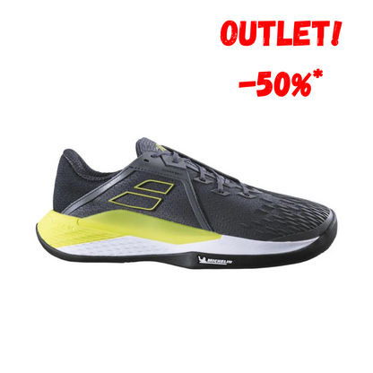 Sapatilha de Ténis Masculina Babolat Propulse Fury 3 Clay Court - Cinzento