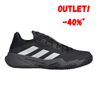 Sapatilha de Ténis Masculina Adidas Barricade Clay Court - Preto