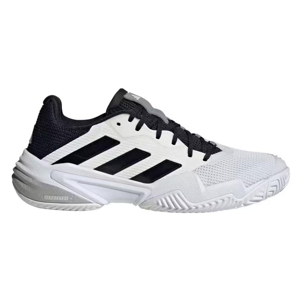 Sapatilha de Ténis Masculina Adidas Barricade 13 All Court - Branco/Preto