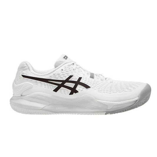 Asics Gel-Resolution 9 Clay Court Men's Tennis Shoes - White