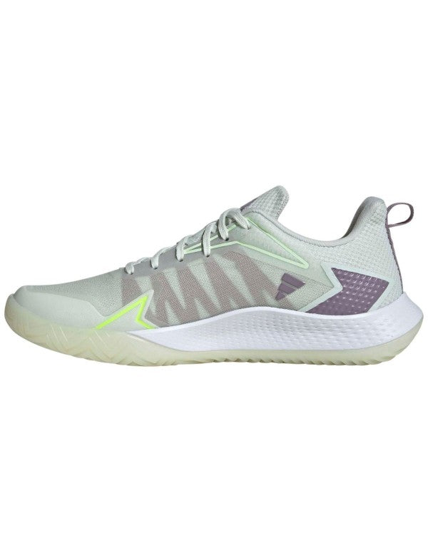 Sapatilha de Ténis Feminina Adidas Defiant Speed ​​All Court - Branco/Prateado