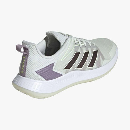 Sapatilha de Ténis Feminina Adidas Defiant Speed ​​All Court - Branco/Prateado