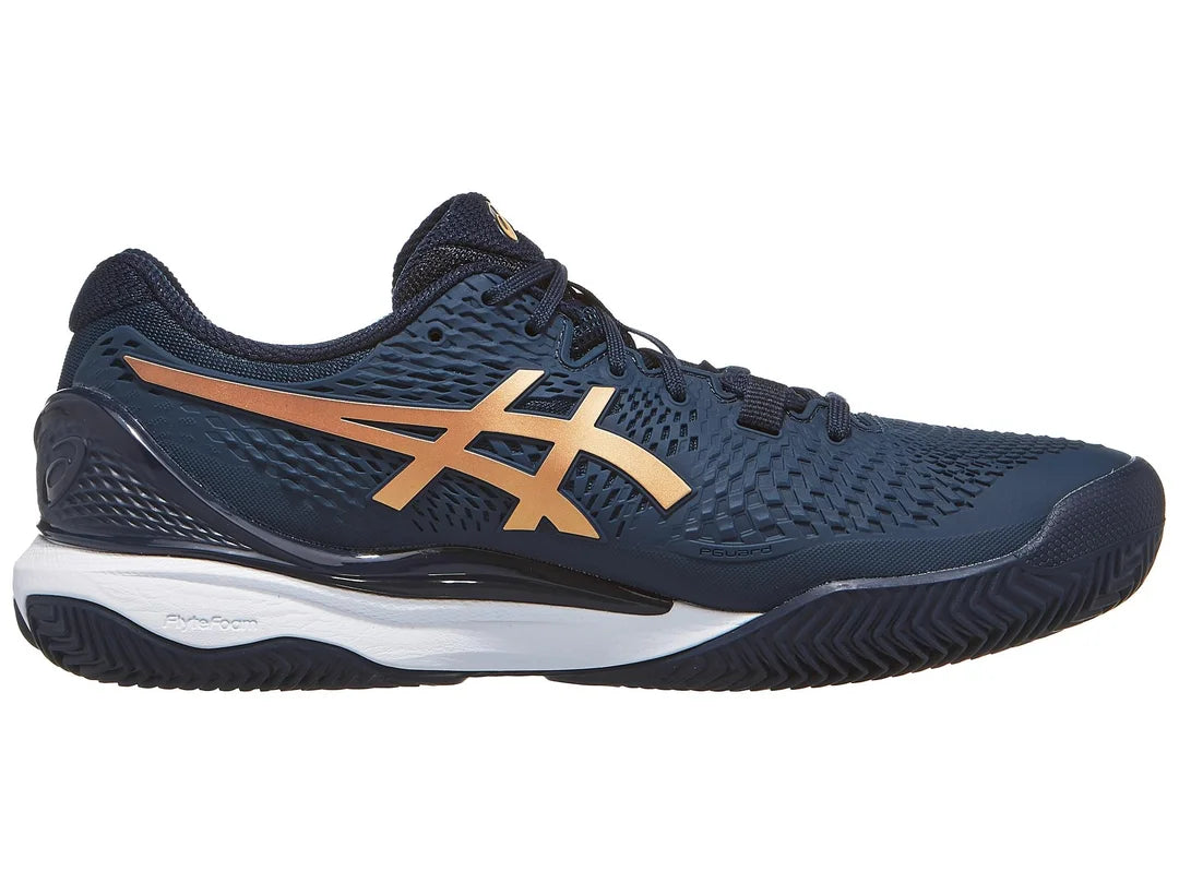 Sapatilha de Ténis Masculina Asics Gel-Resolution 9 Clay Court - Verde Escuro