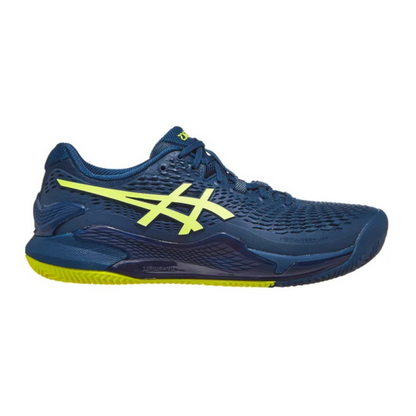 Asics Gel-Resolution 9 Clay Court Men Tennis Shoes - Mako Blue