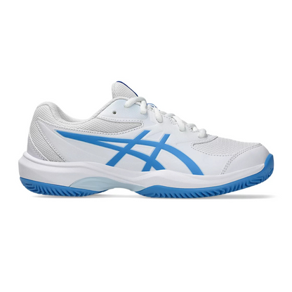 Asics Gel Game GS Clay/Omnicourt Junior Shoes - White/Blue