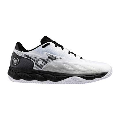 Mizuno Wave Enforce Court Clay Court Men's Tennis Shoes - White/Black