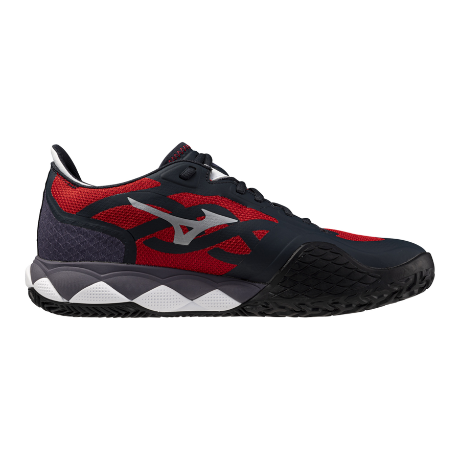 Sapatilha de Padel  Masculina Mizuno Wave Enforce Tour - Preto/Vermelho