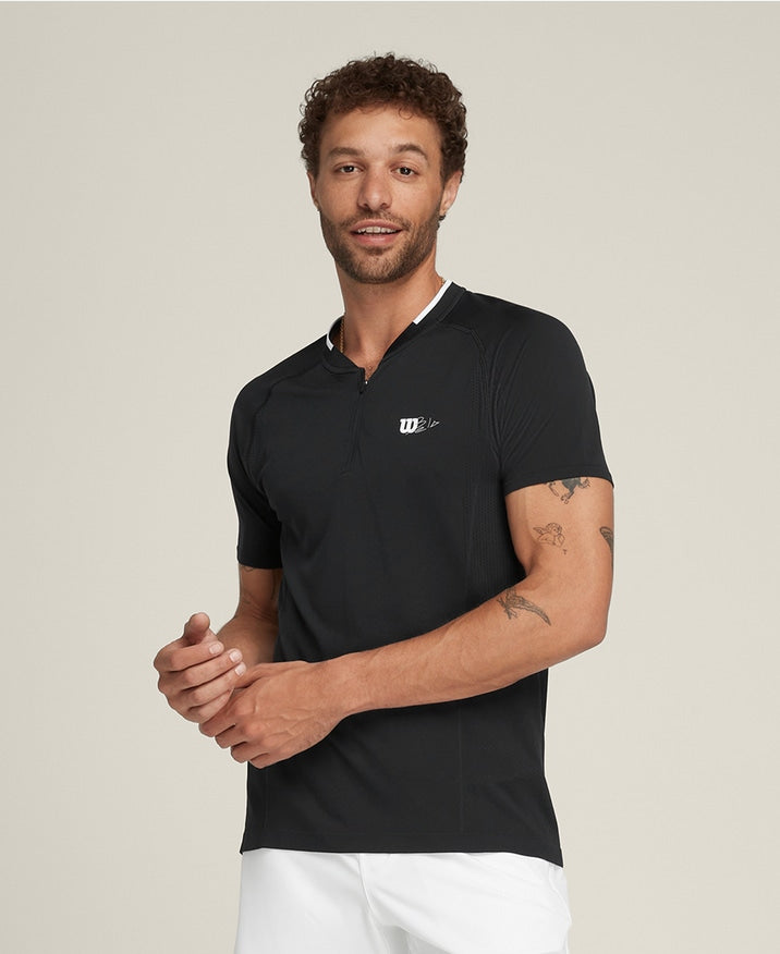 Wilson Seamless Zip Henley Men