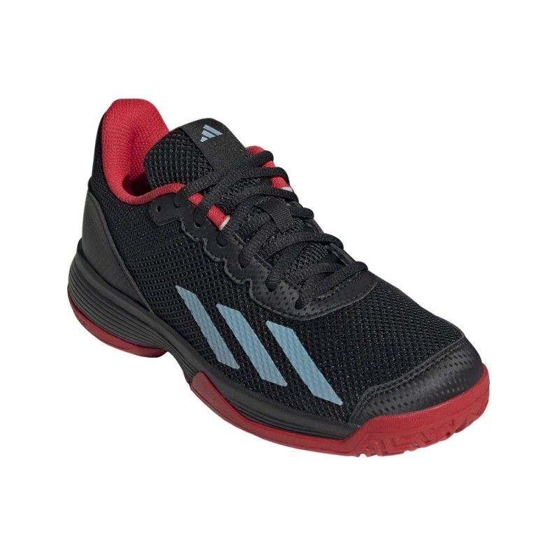 Adidas Courtflash Black Kids Shoes