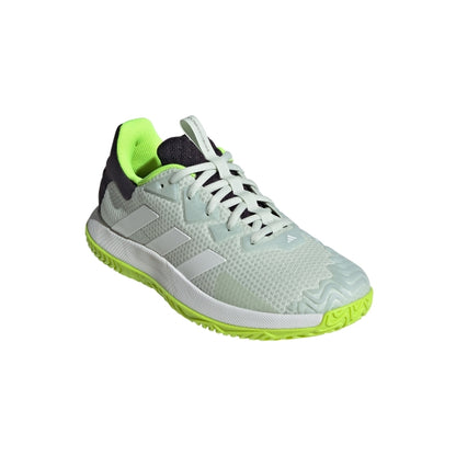 Adidas SoleMatch Control All Court Men's Tennis Shoes - Lime Green