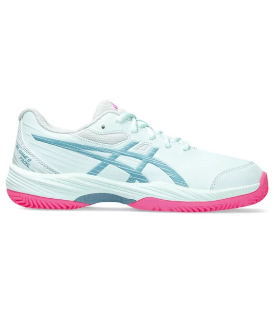 Sapatilha de Padel Junior Asics Gel-Game 9 GS - Azul Claro/Rosa