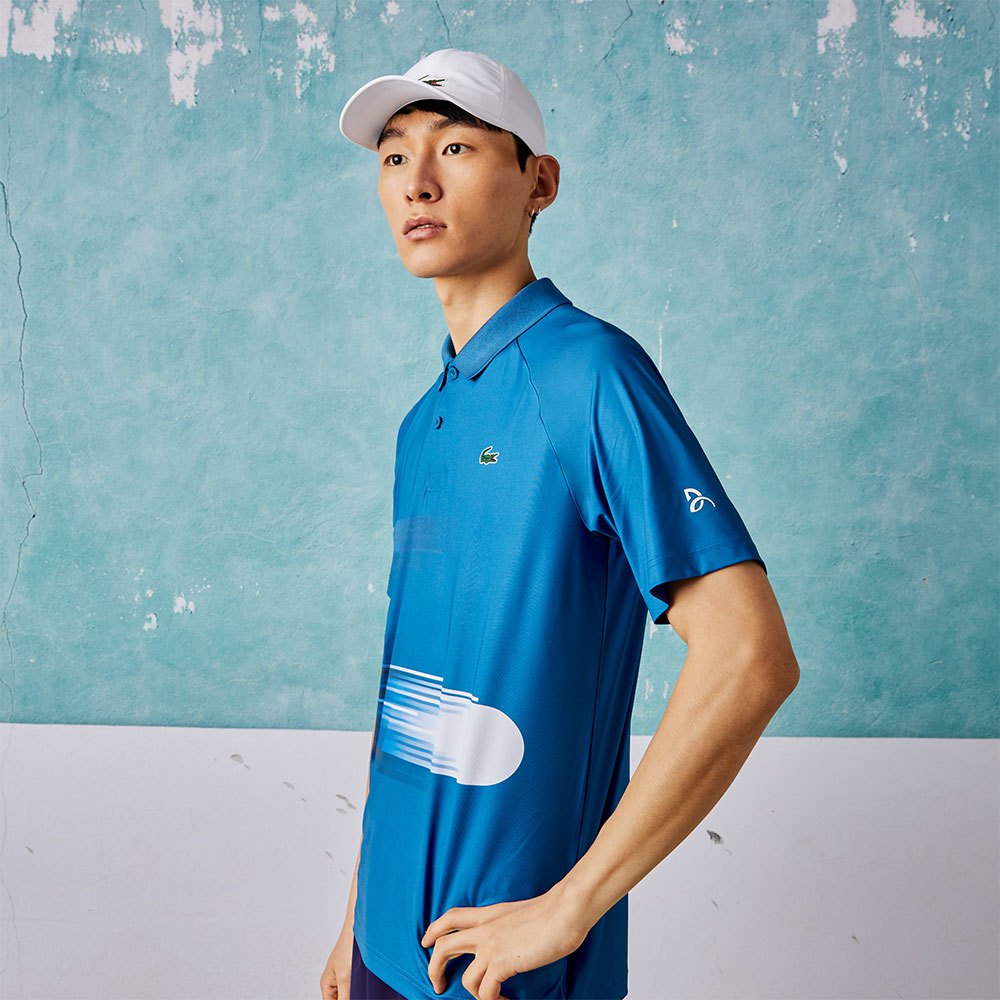 Lacoste Novak Djokovic Print Men Polo