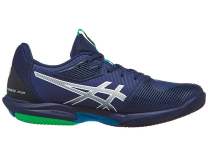 Asics Solution Speed FF3 Clay Court Men Tennis Shoes - Blue