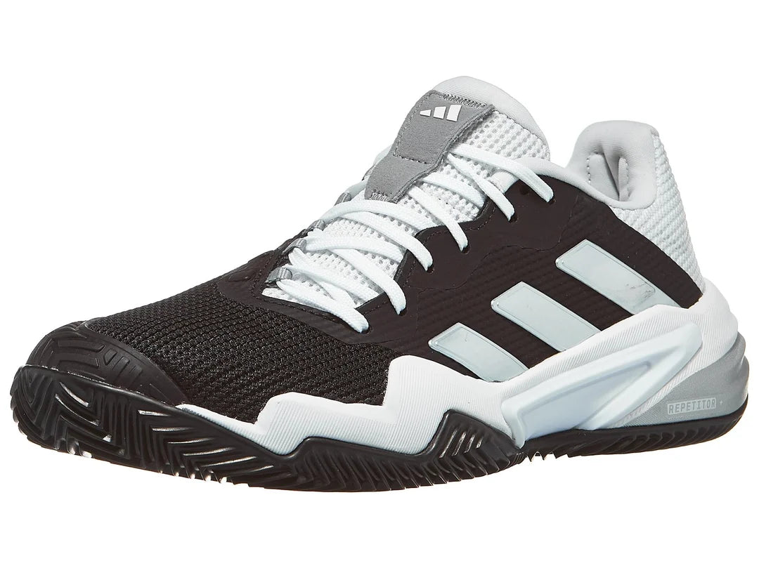 Sapatilha de Ténis Masculina Adidas Barricade 13 Clay Court - Preto/Branco