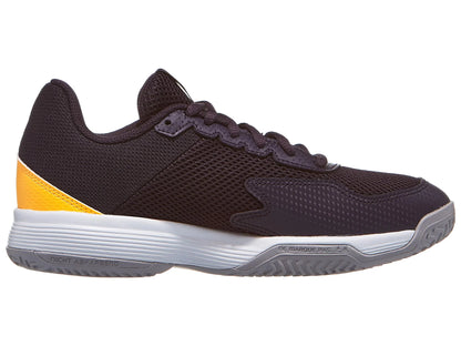 Adidas Courtflash All Court Junior's Tennis Shoes - Black/Yellow