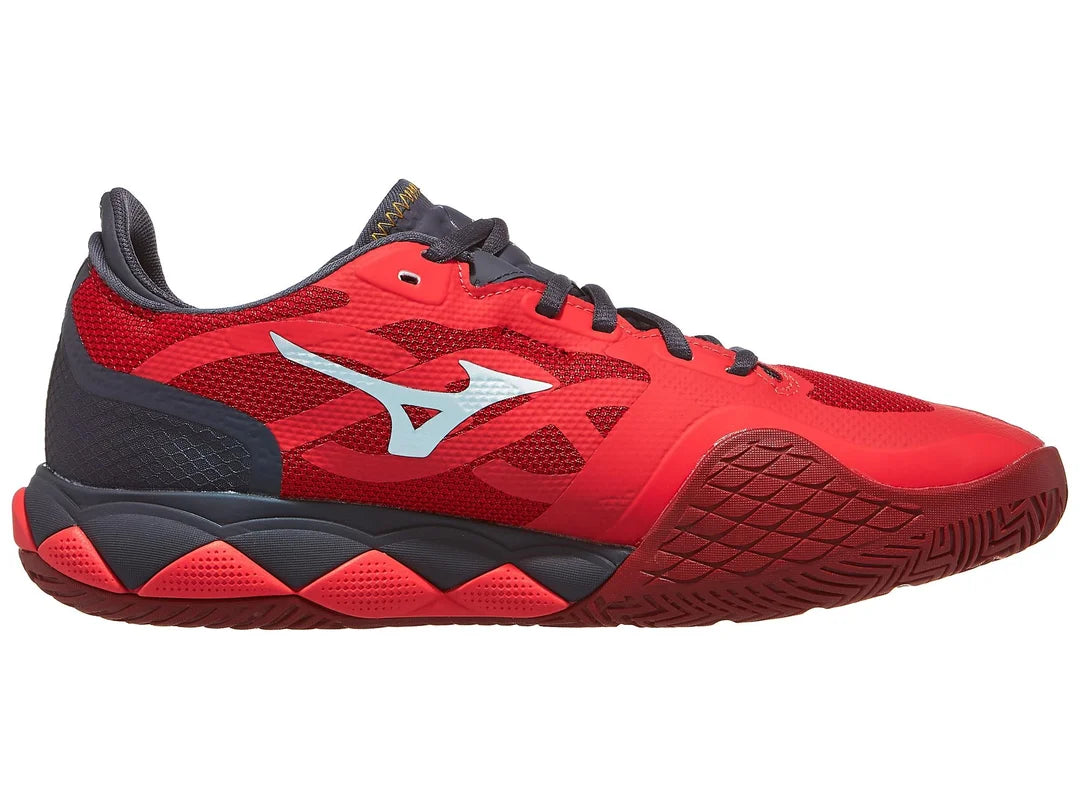 Sapatilha de Ténis Masculina Mizuno Wave Enforce Tour All Court - Vermelho