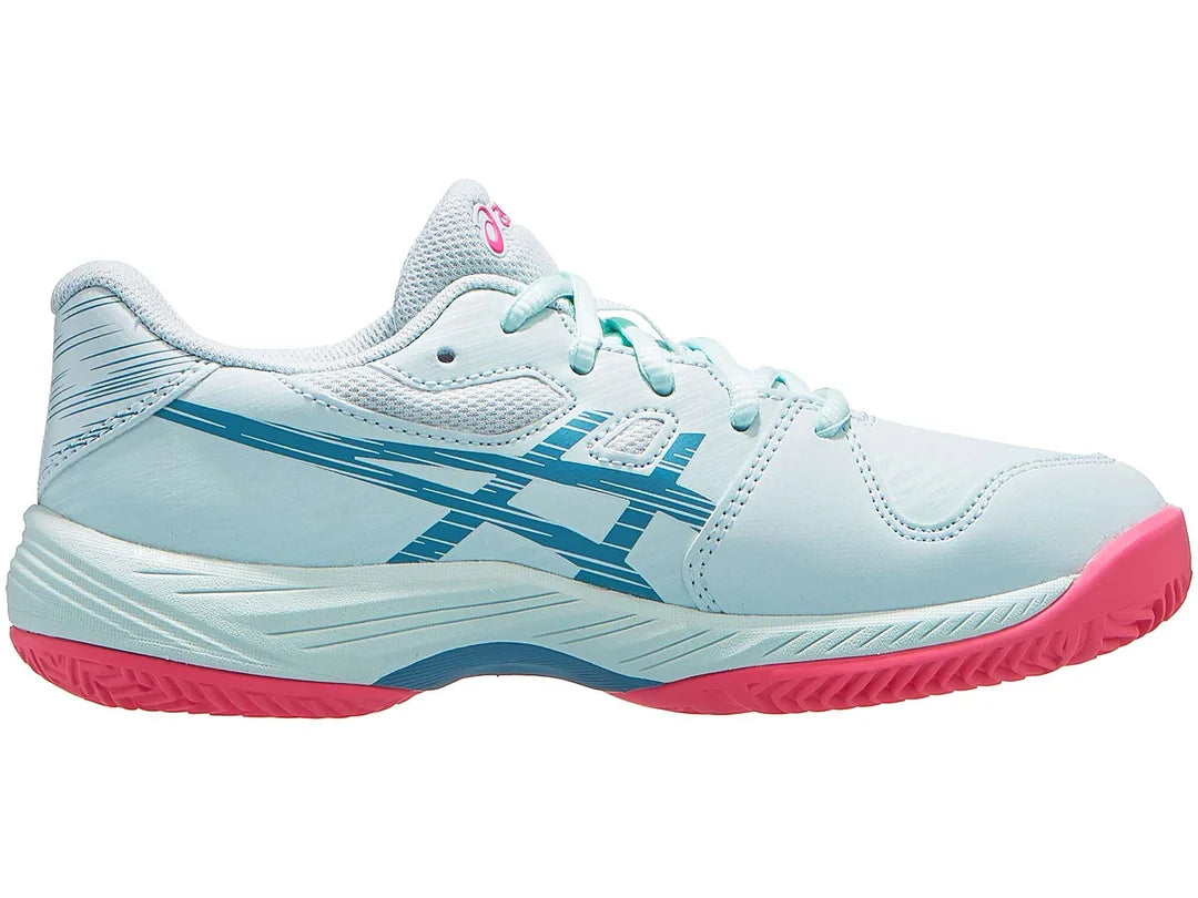 Sapatilha de Padel Junior Asics Gel-Game 9 GS - Azul Claro/Rosa