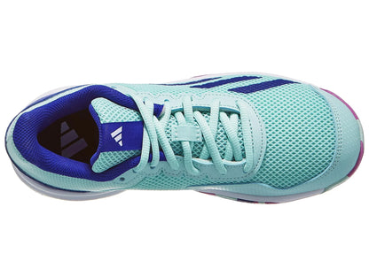 Adidas Courtflash All Court Junior's Tennis Shoes - Mint Green