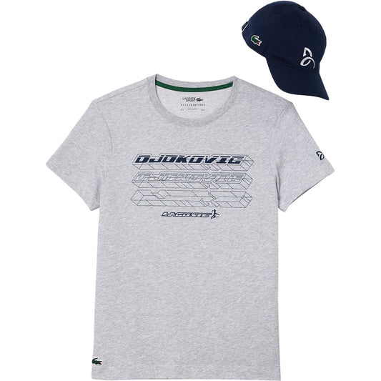 Lacoste Djokovic Capsule T-Shirt + Cap Fan Pack