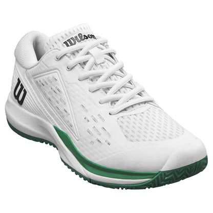 Wilson Rush Pro Ace Junior Shoes - White/Green