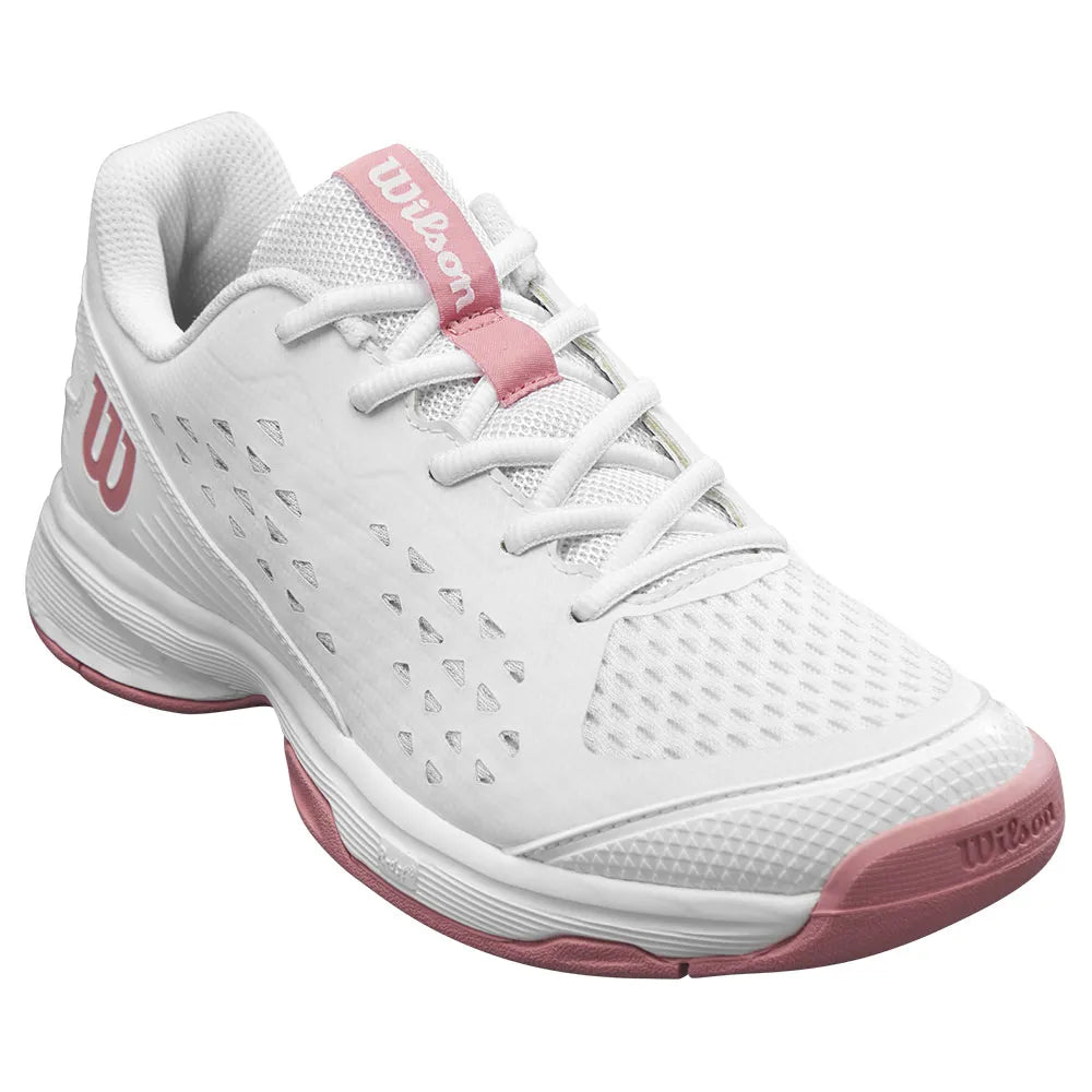 Wilson Rush Pro Ace Junior Shoes - White/Pink